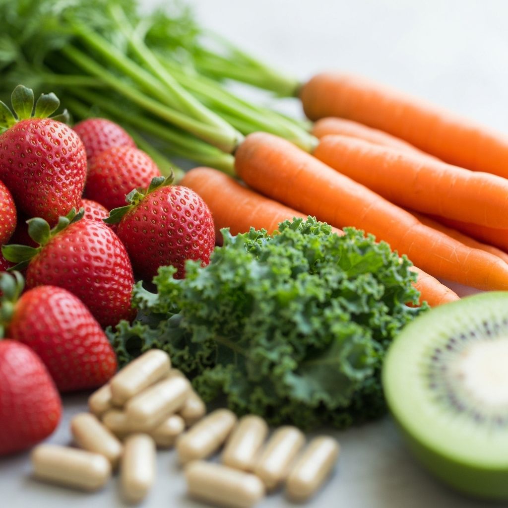 Daily wellness support concept